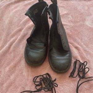 black matte doc martens